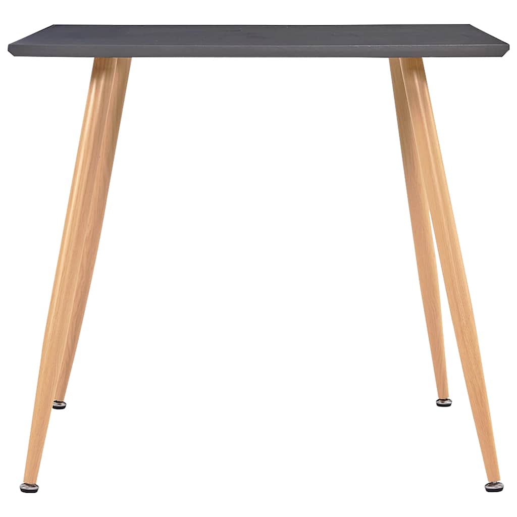 Τραπεζαρία Γκρι / Χρώμα Δρυός 80,5 x 80,5 x 73 εκ. από MDF
