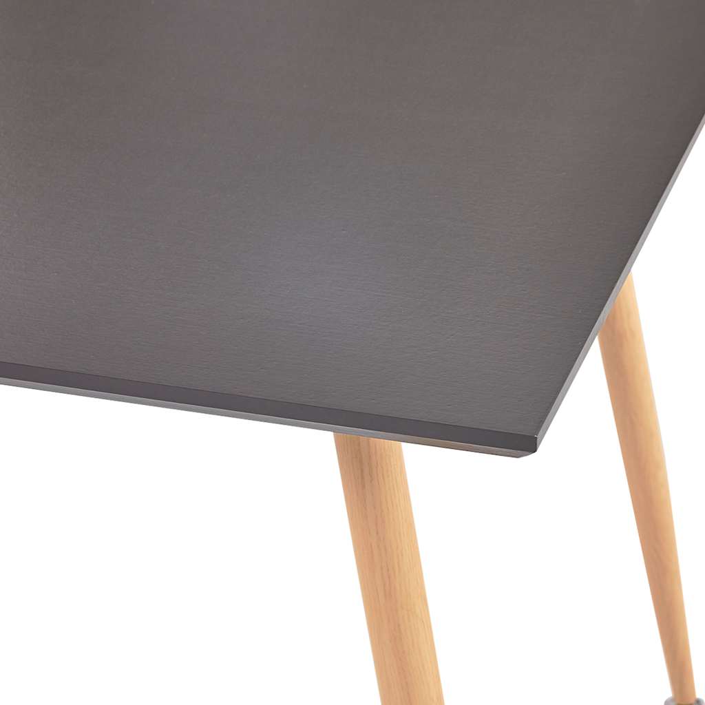 Τραπεζαρία Γκρι / Χρώμα Δρυός 80,5 x 80,5 x 73 εκ. από MDF