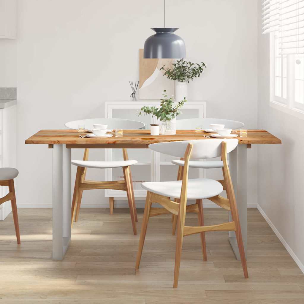 Τραπεζαρία 154x80x76 εκ. από Μασίφ Ξύλο Ακακίας