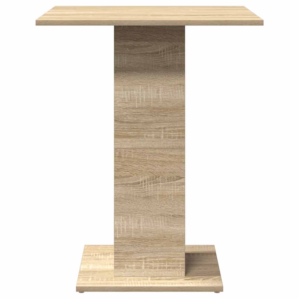 Τραπέζι Bistro Χρώμα Sonoma Δρυς 60 x 60 x 75 εκ. Επεξ. Ξύλο
