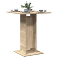 Τραπέζι Bistro Χρώμα Sonoma Δρυς 60 x 60 x 75 εκ. Επεξ. Ξύλο