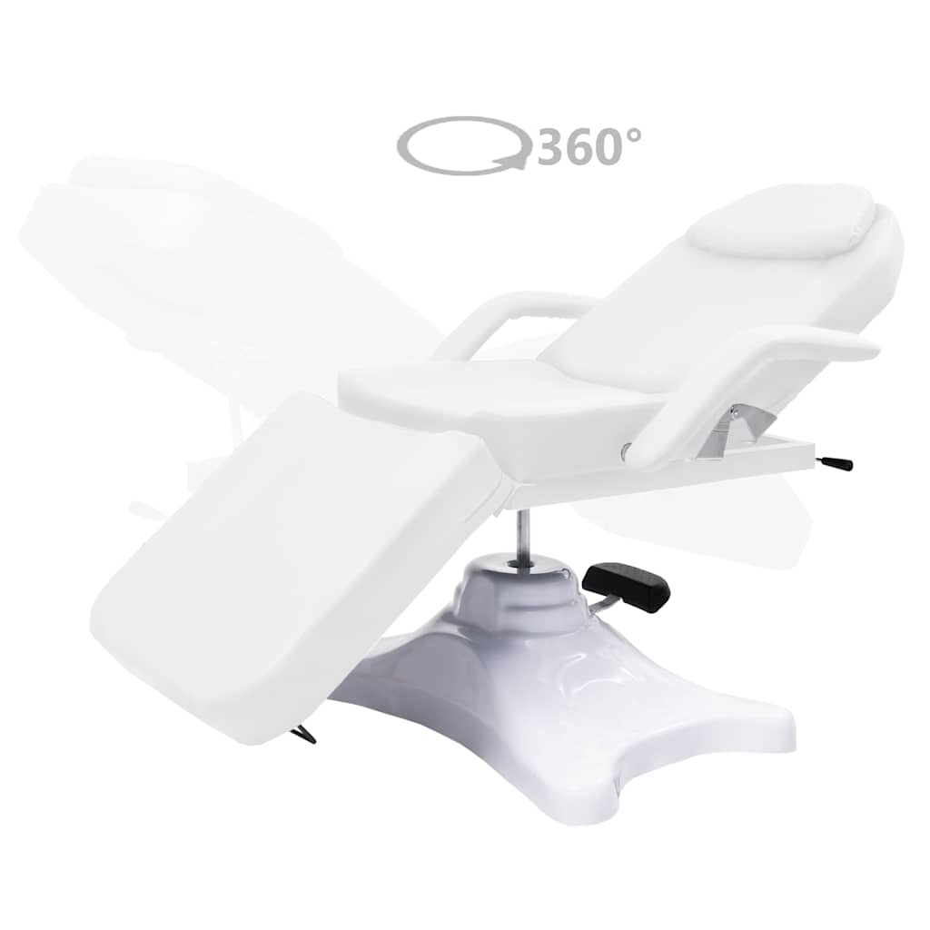 Κρεβάτι - Πολυθρόνα Αισθητικής Λευκό 180 x 62 x (86,5-118) εκ.