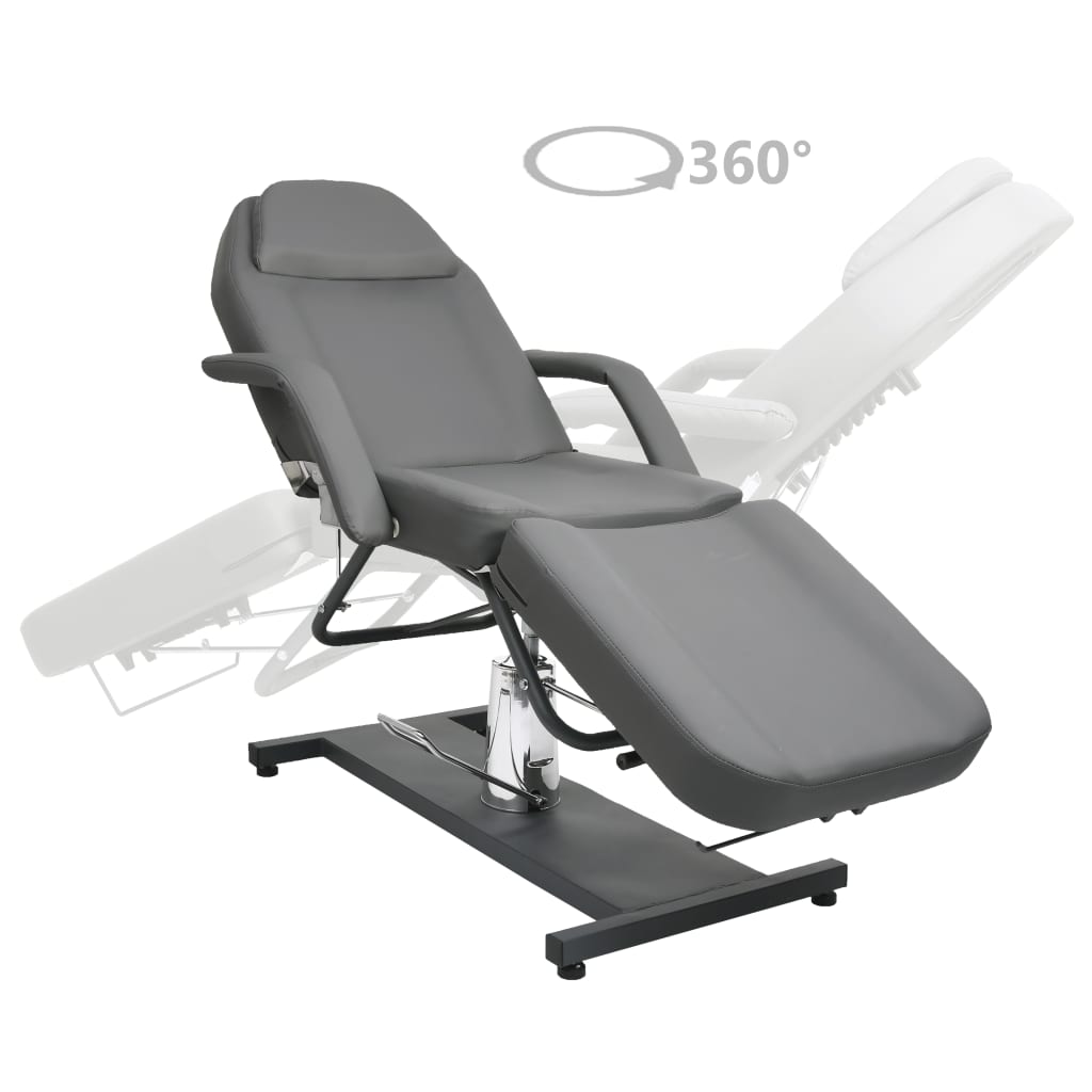 Κρεβάτι - Πολυθρόνα Αισθητικής Γκρι 180 x 62 x (87-112) εκ.