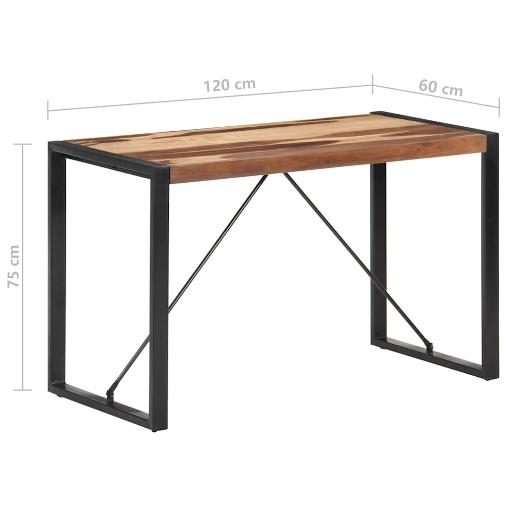 Τραπεζαρία 120x60x75 εκ. από Μασίφ Ξύλο