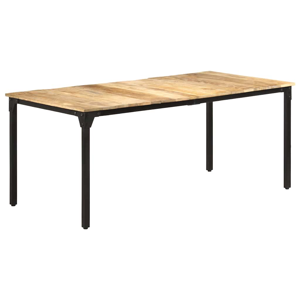 Τραπεζαρία 180 x 90 x 76 εκ. από Ακατέργαστο Ξύλο Μάνγκο