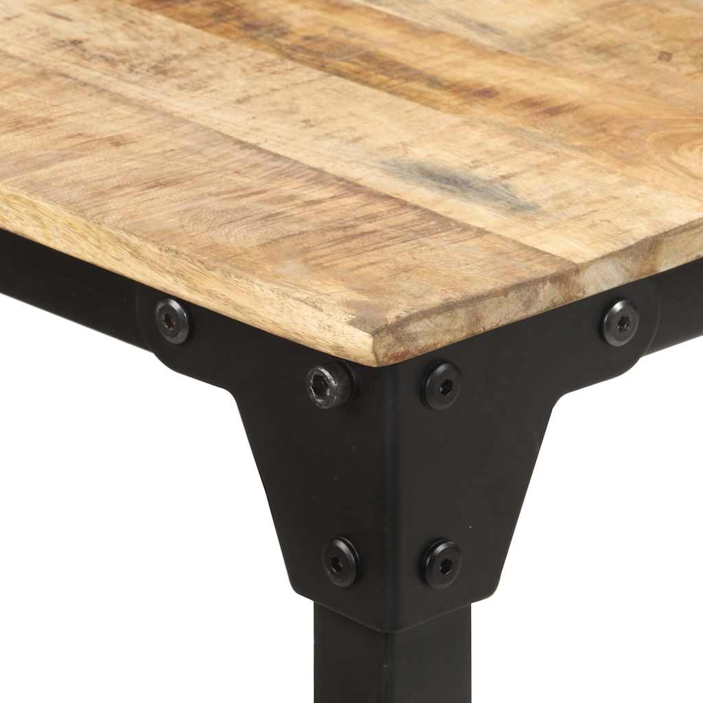Τραπεζαρία 180 x 90 x 76 εκ. από Ακατέργαστο Ξύλο Μάνγκο
