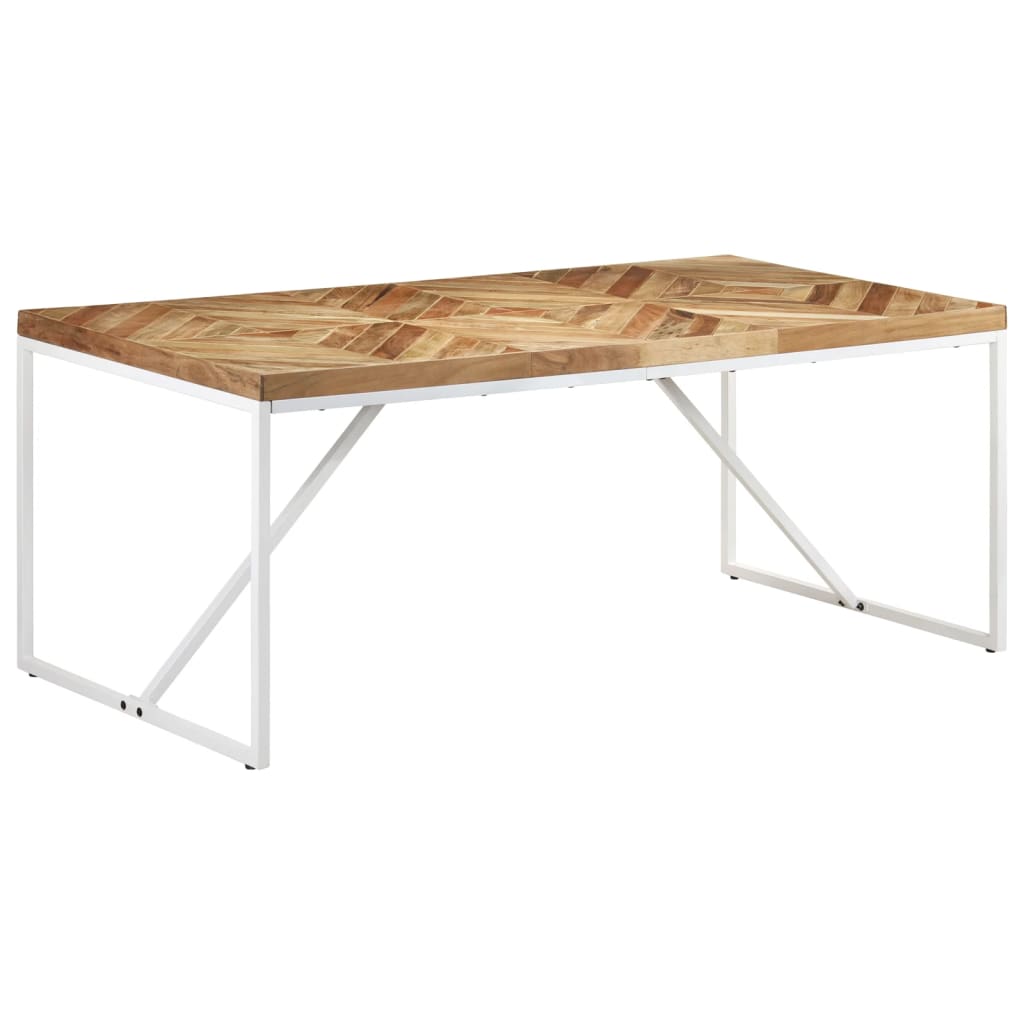 Τραπεζαρία 180 x 90 x 76 εκ. από Μασίφ Ξύλο Ακακίας/Μάνγκο