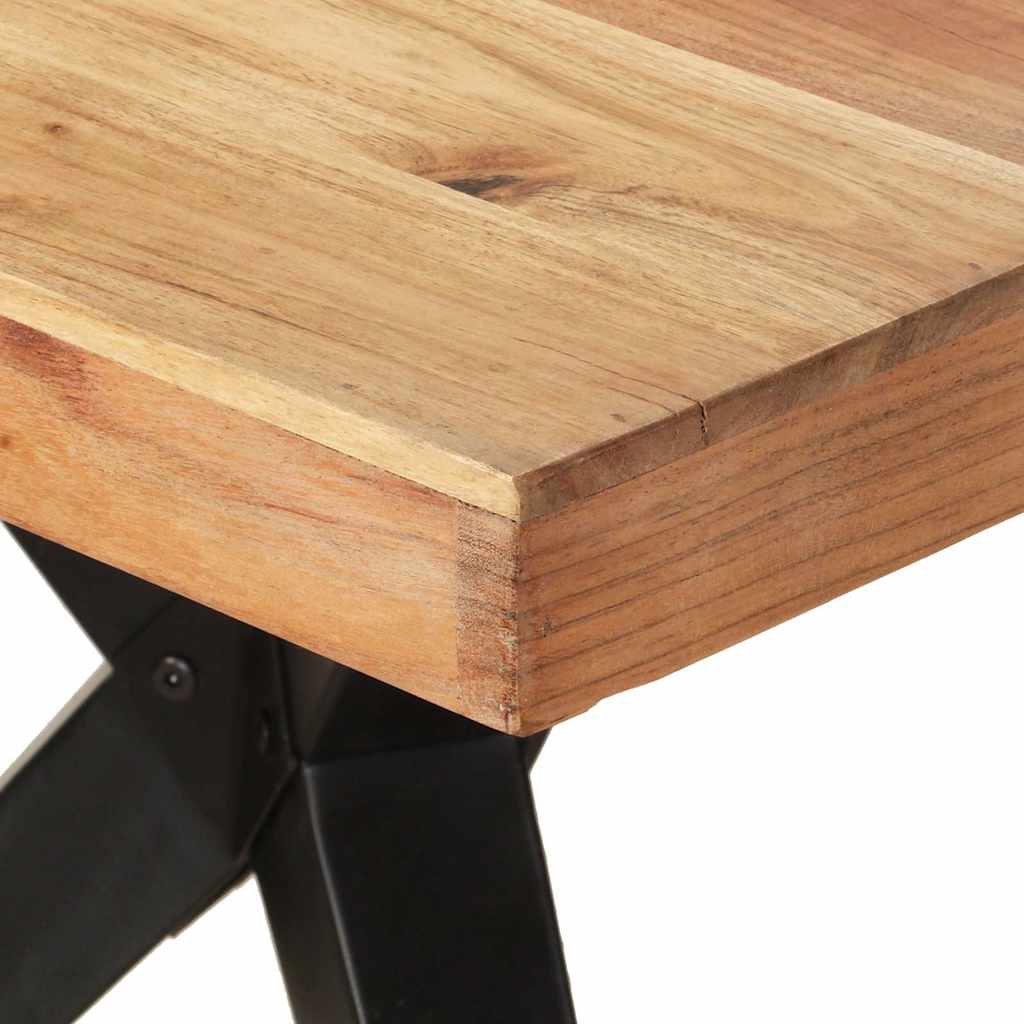 Τραπεζαρία 200 x 90 x 76 εκ. από Μασίφ Ξύλο Ακακίας