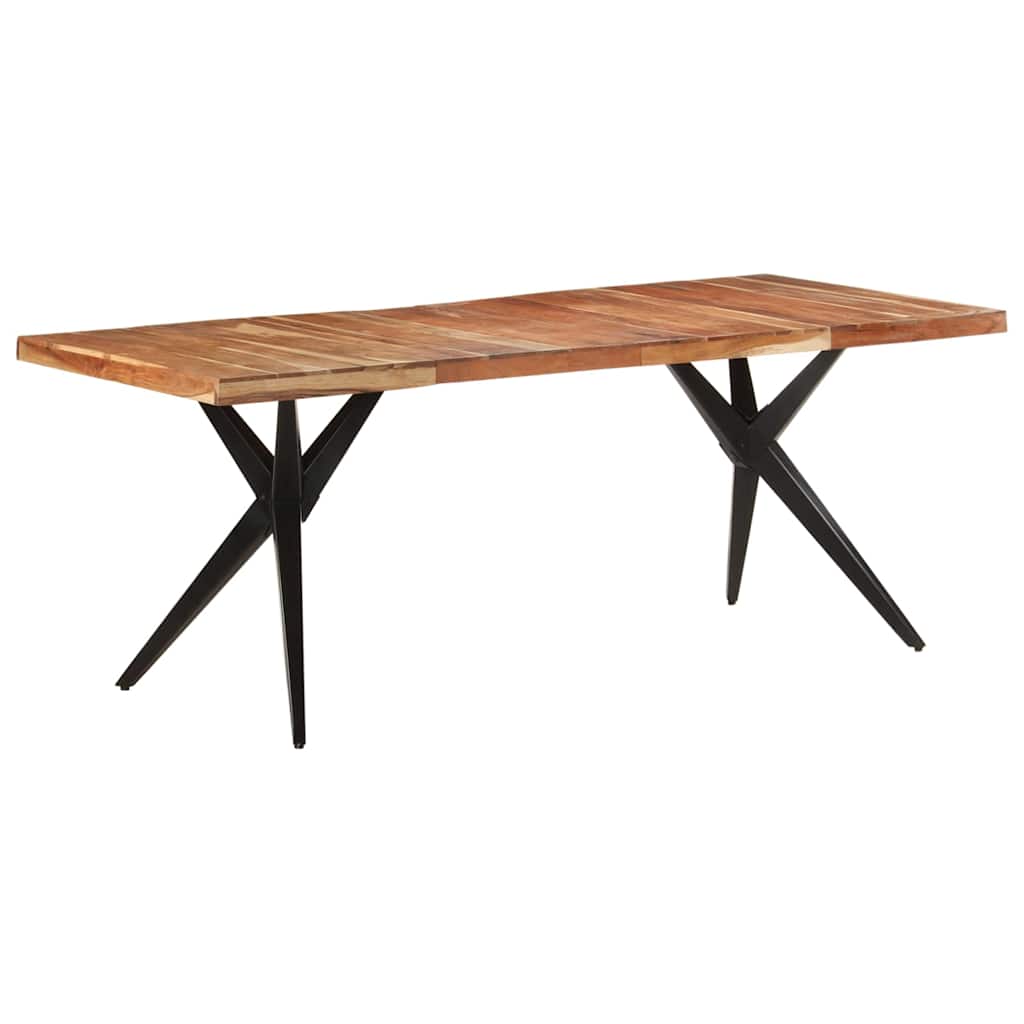 Τραπεζαρία 200 x 90 x 76 εκ. από Μασίφ Ξύλο Ακακίας