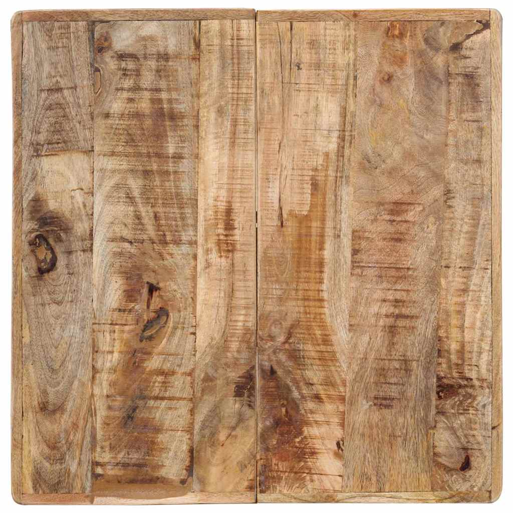 Τραπέζι Bistro 60 x 60 x 77 εκ. Ακατέργαστο Ξύλο Μάνγκο