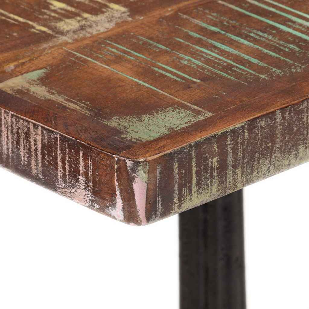 Τραπέζι Bistro 60 x 60 x 76 εκ. Μασίφ Ανακυκλωμένο Ξύλο