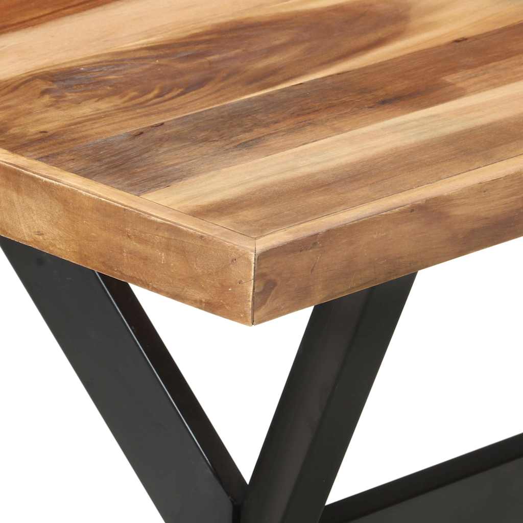Τραπεζαρία 140 x 70 x 75 εκ. Μασίφ Ξύλο & Μελί Φινίρισμα
