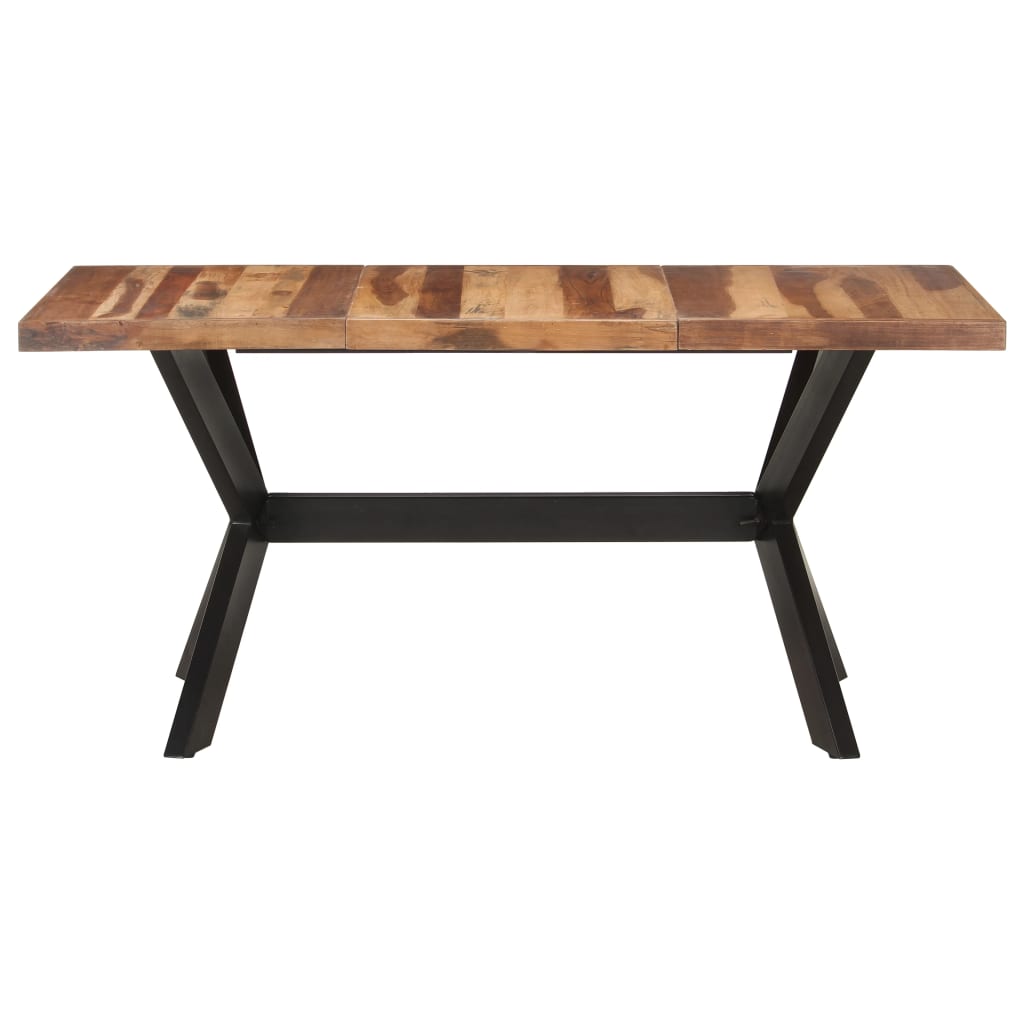 Τραπεζαρία 160 x 80 x 75 εκ. Μασίφ Ξύλο & Μελί Φινίρισμα