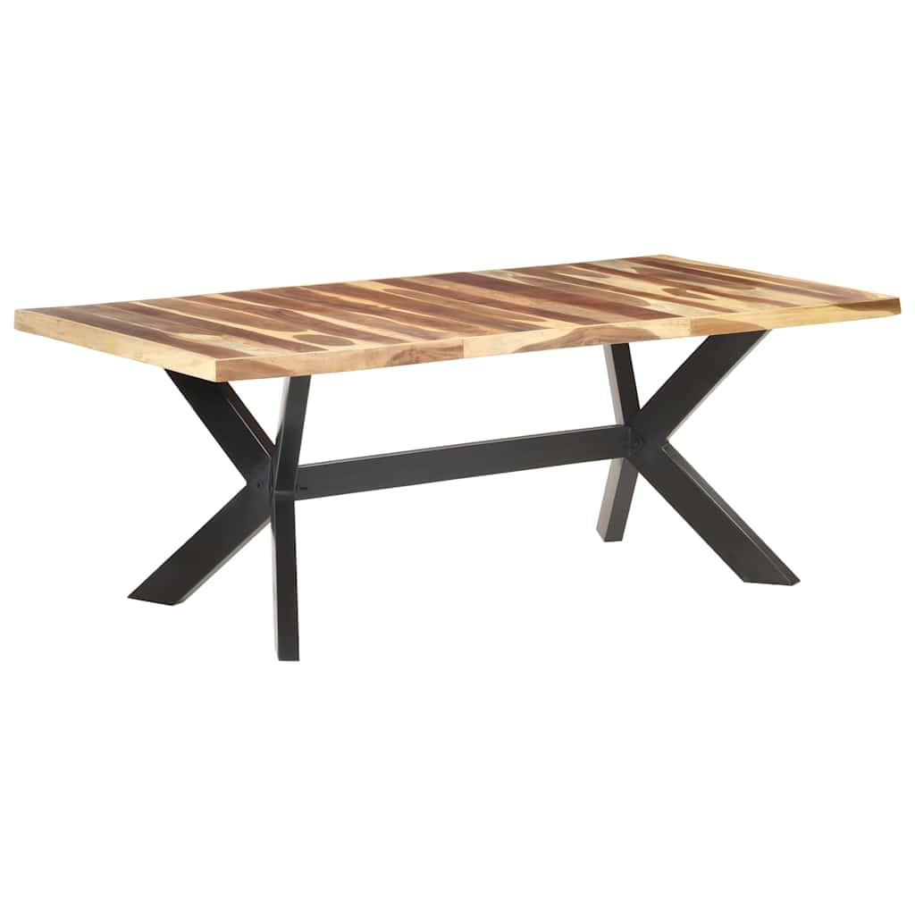 Τραπεζαρία 200 x 100 x 75 εκ. Μασίφ Ξύλο & Μελί Φινίρισμα