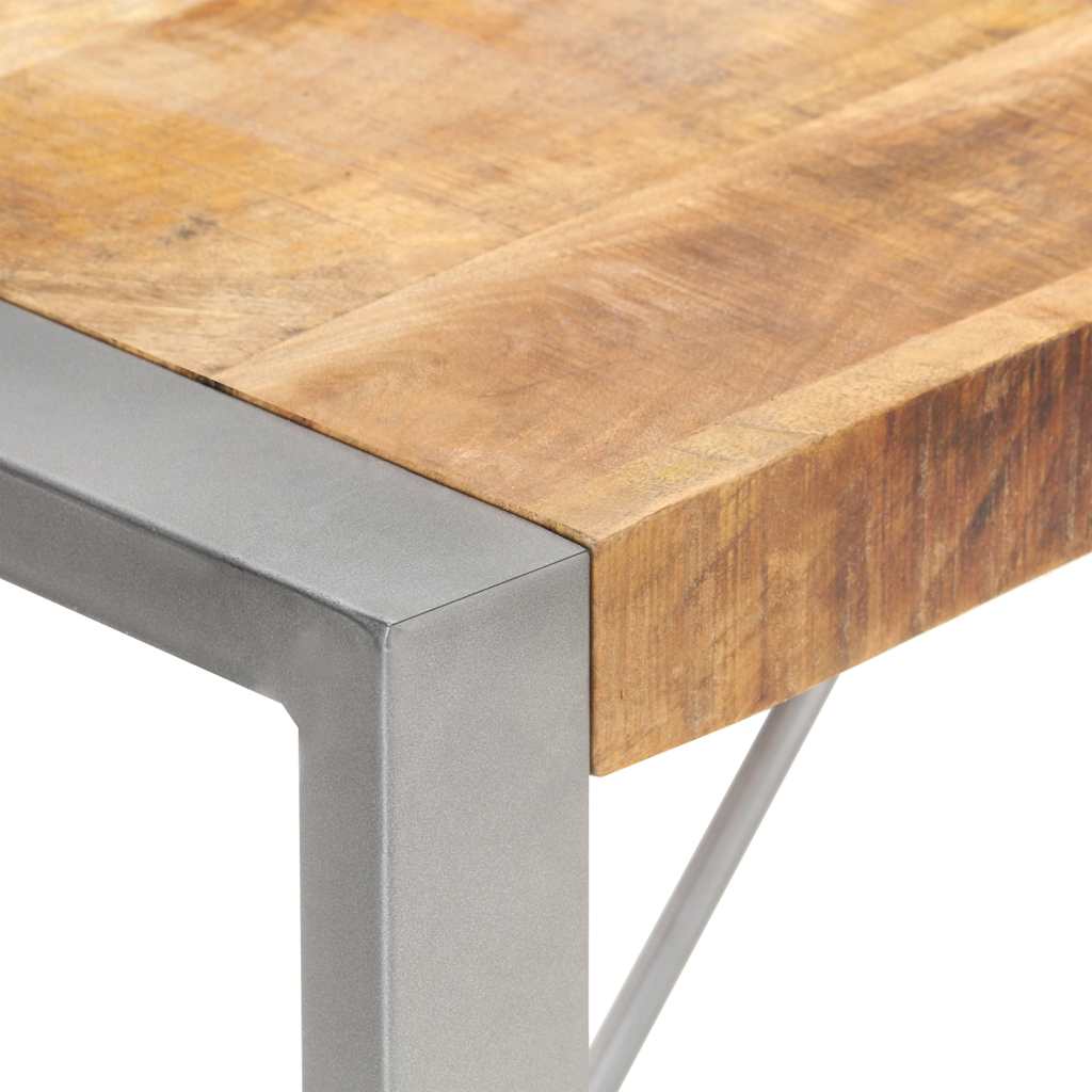 Τραπεζαρία 160 x 80 x 75 εκ. από Μασίφ Ακατέργαστο Ξύλο Μάνγκο