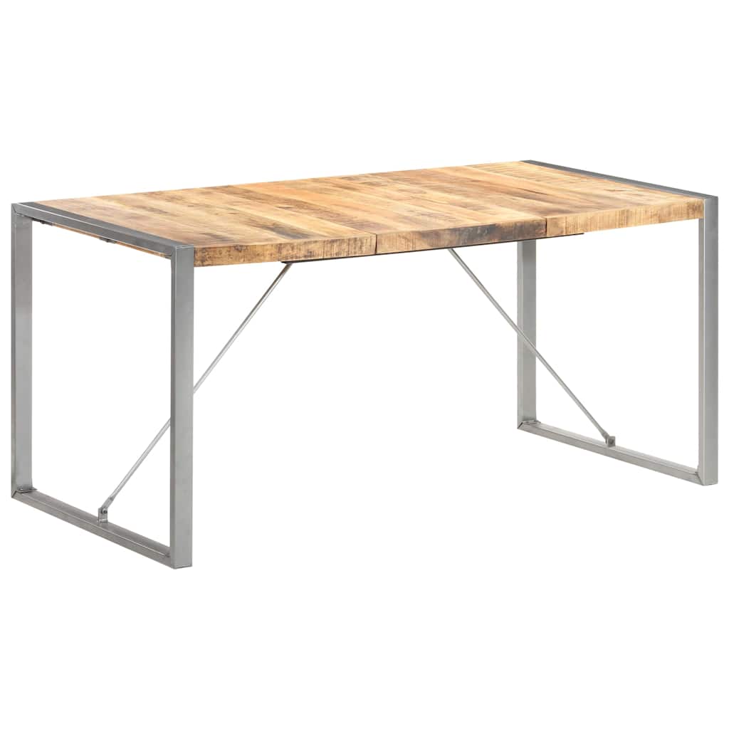Τραπεζαρία 160 x 80 x 75 εκ. από Μασίφ Ακατέργαστο Ξύλο Μάνγκο
