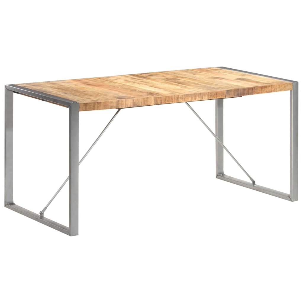 Τραπεζαρία 160 x 80 x 75 εκ. από Μασίφ Ακατέργαστο Ξύλο Μάνγκο
