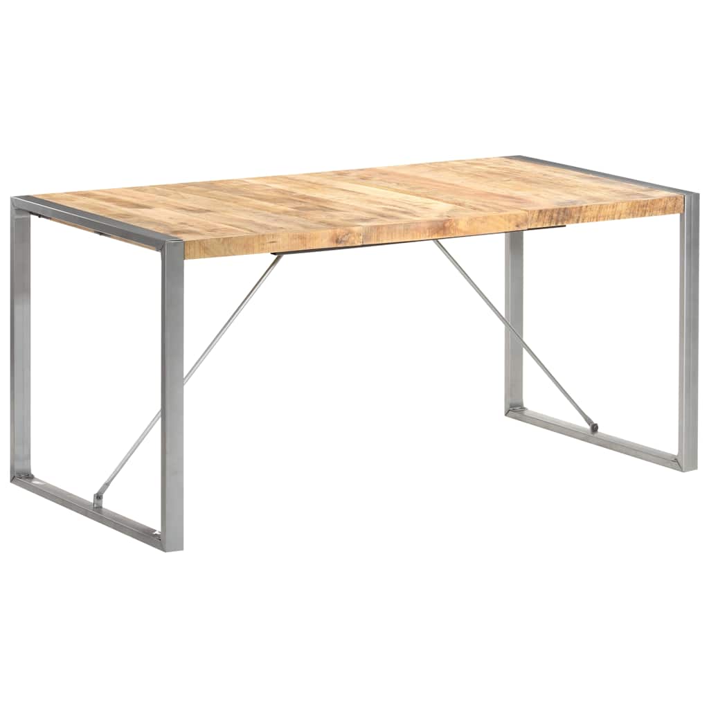 Τραπεζαρία 160 x 80 x 75 εκ. από Μασίφ Ακατέργαστο Ξύλο Μάνγκο