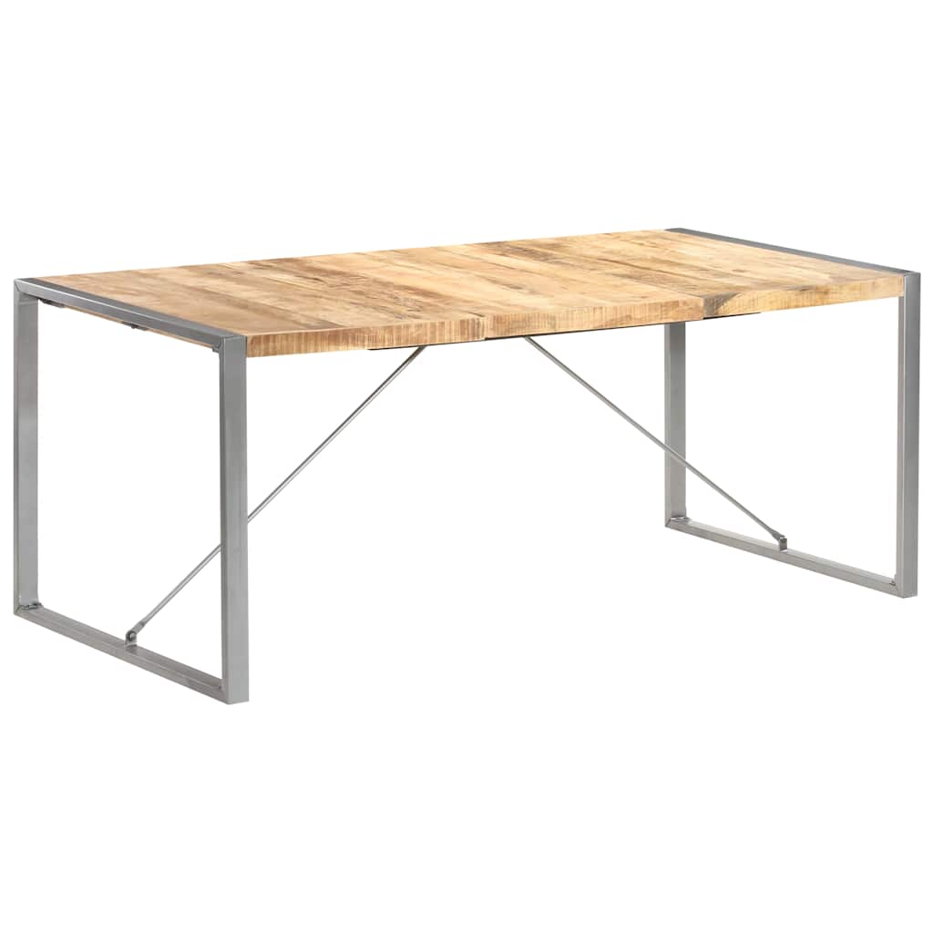 Τραπεζαρία 180 x 90 x 75 εκ. από Μασίφ Ακατέργαστο Ξύλο Μάνγκο