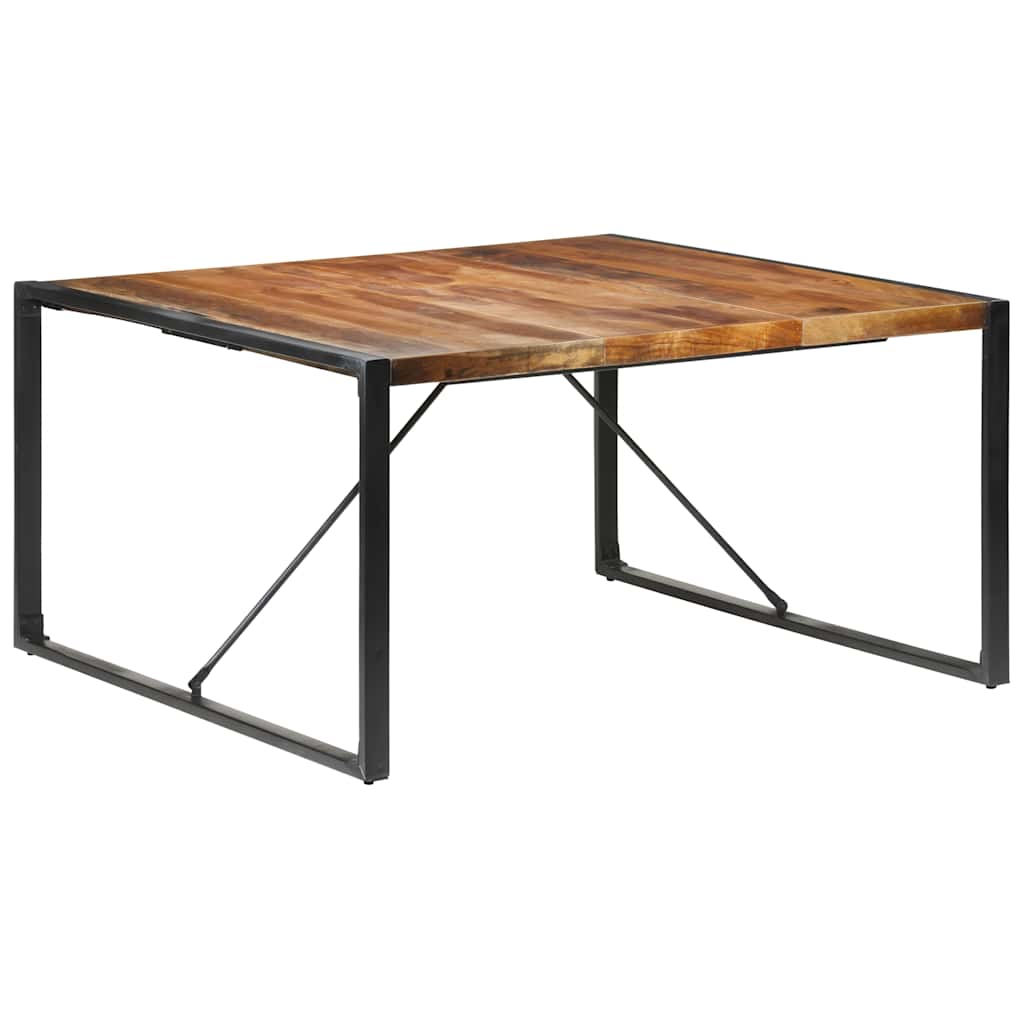Τραπεζαρία 140 x 140 x 75 εκ. από Μασίφ Ξύλο