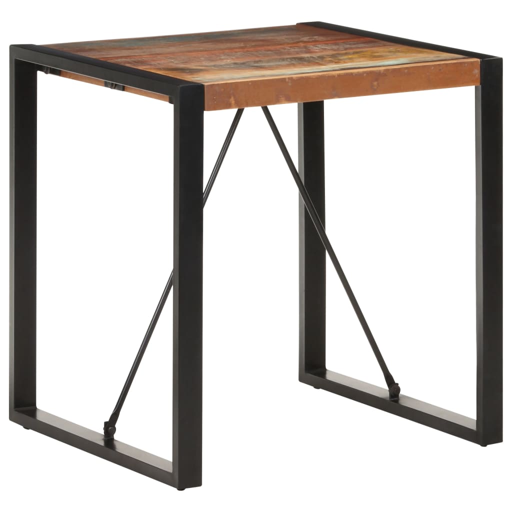 Τραπέζι 70 x 70 x 75 εκ. από Μασίφ Ανακυκλωμένο Ξύλο