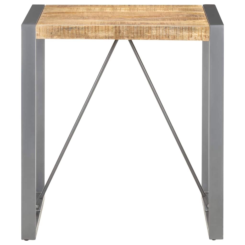 Τραπέζι 70 x 70 x 75 εκ. από Μασίφ Ακατέργαστο Ξύλο Μάνγκο