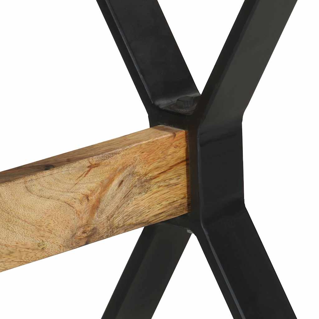 Τραπεζαρία 120 x 60 x 76 εκ. από Ακατέργαστο Ξύλο Μάνγκο