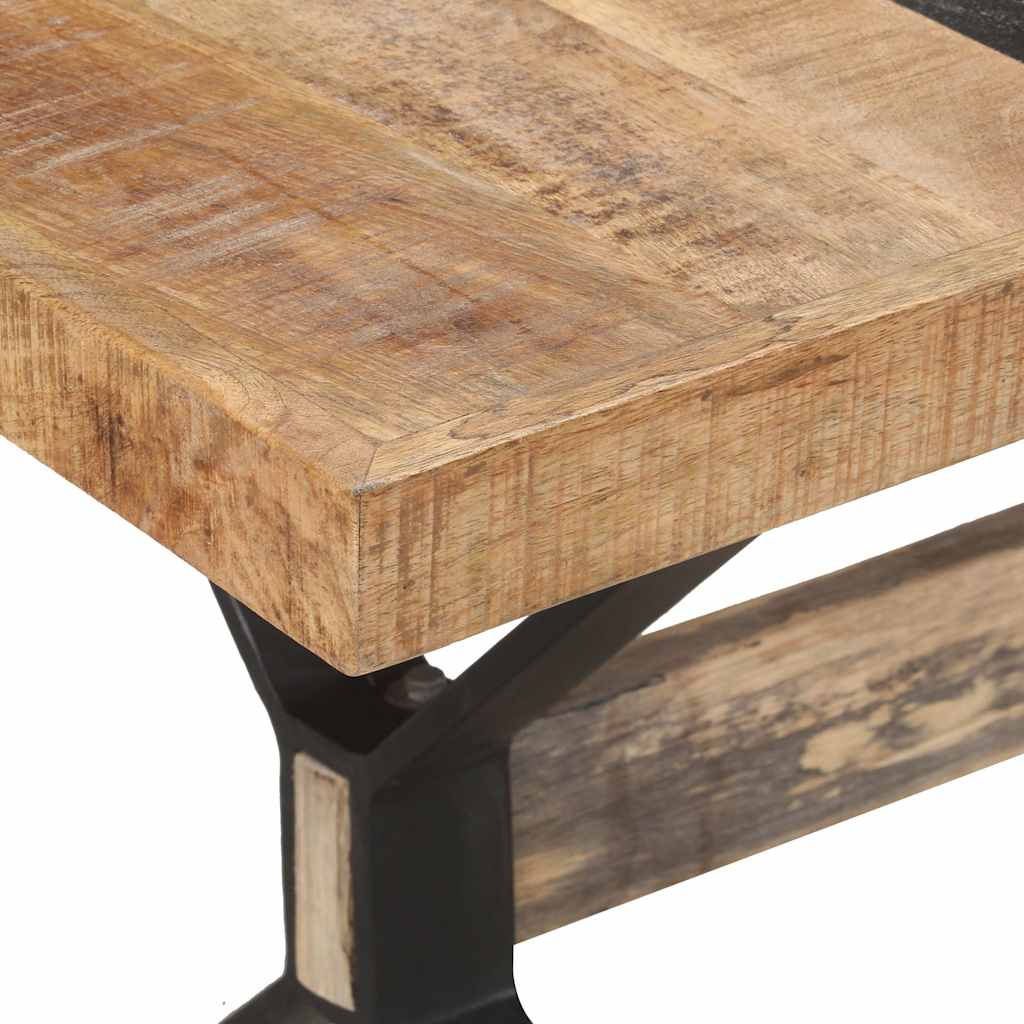 Τραπεζαρία 160 x 80 x 76 εκ. από Ακατέργαστο Ξύλο Μάνγκο