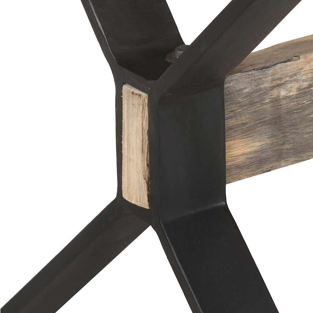 Τραπεζαρία 160 x 80 x 76 εκ. από Ακατέργαστο Ξύλο Μάνγκο