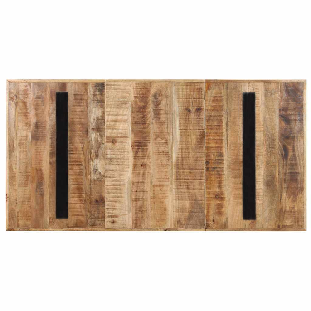 Τραπεζαρία 180 x 90 x 76 εκ. από Ακατέργαστο Ξύλο Μάνγκο