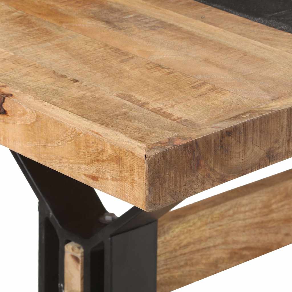 Τραπεζαρία 180 x 90 x 76 εκ. από Ακατέργαστο Ξύλο Μάνγκο
