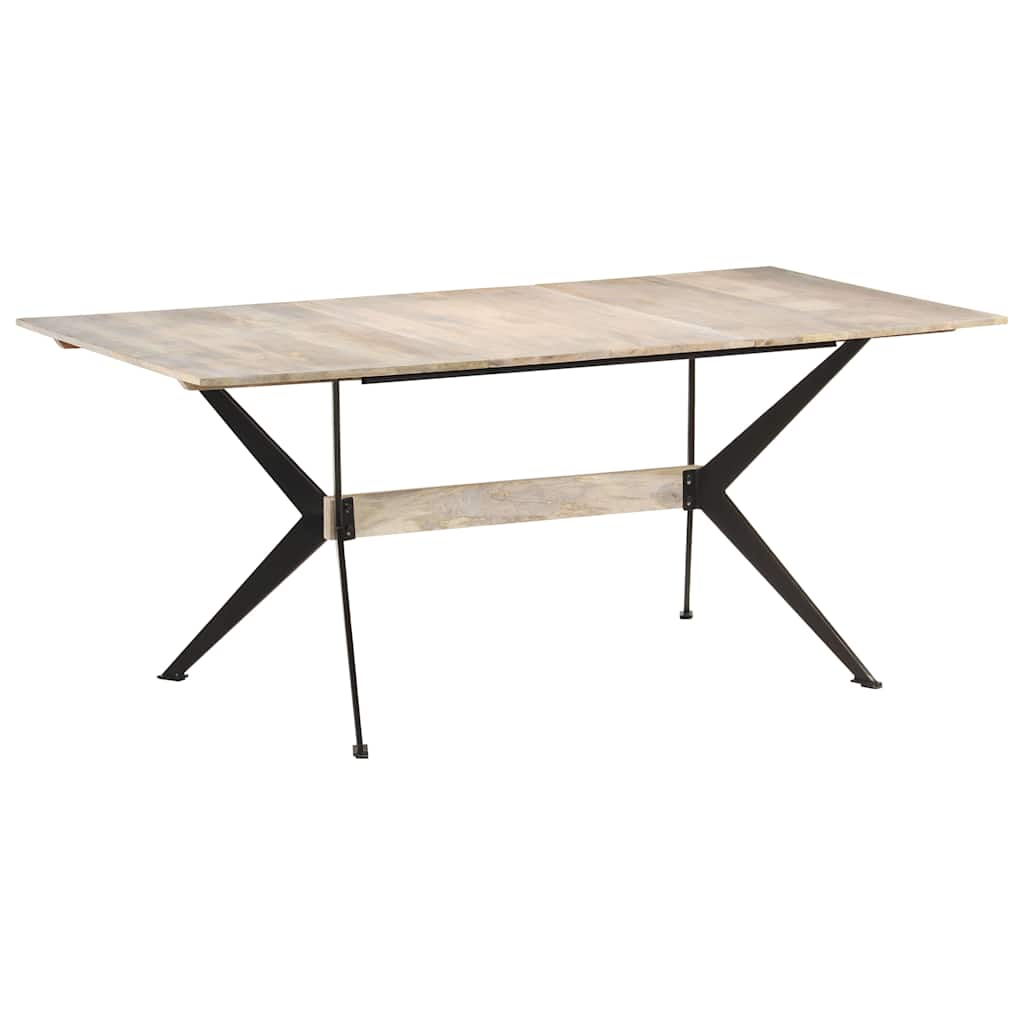 Τραπεζαρία 180 x 90 x 76 εκ. από Μασίφ Ξύλο Μάνγκο