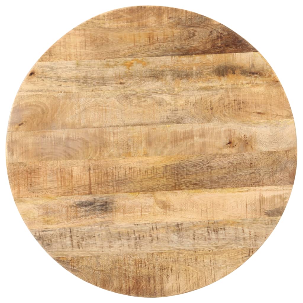 Τραπέζι Bistro Στρογγυλό Ø70 x 75 εκ. Ακατέργαστο Ξύλο Μάνγκο