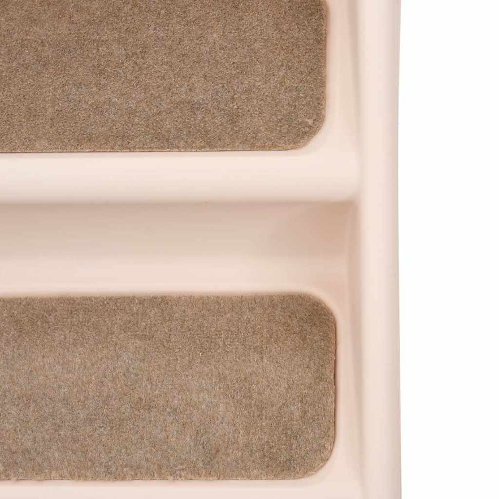 Σκαλάκια για Σκύλους Πτυσσόμενα Κρεμ 62 x 40 x 49,5 εκ.