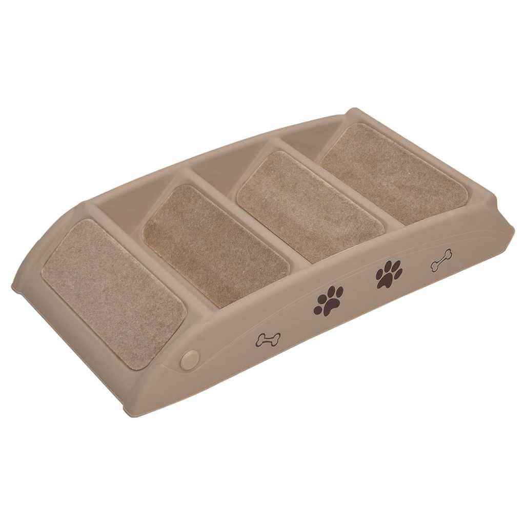 Σκαλάκια για Σκύλους Πτυσσόμενα Καφέ 62 x 40 x 49,5 εκ.