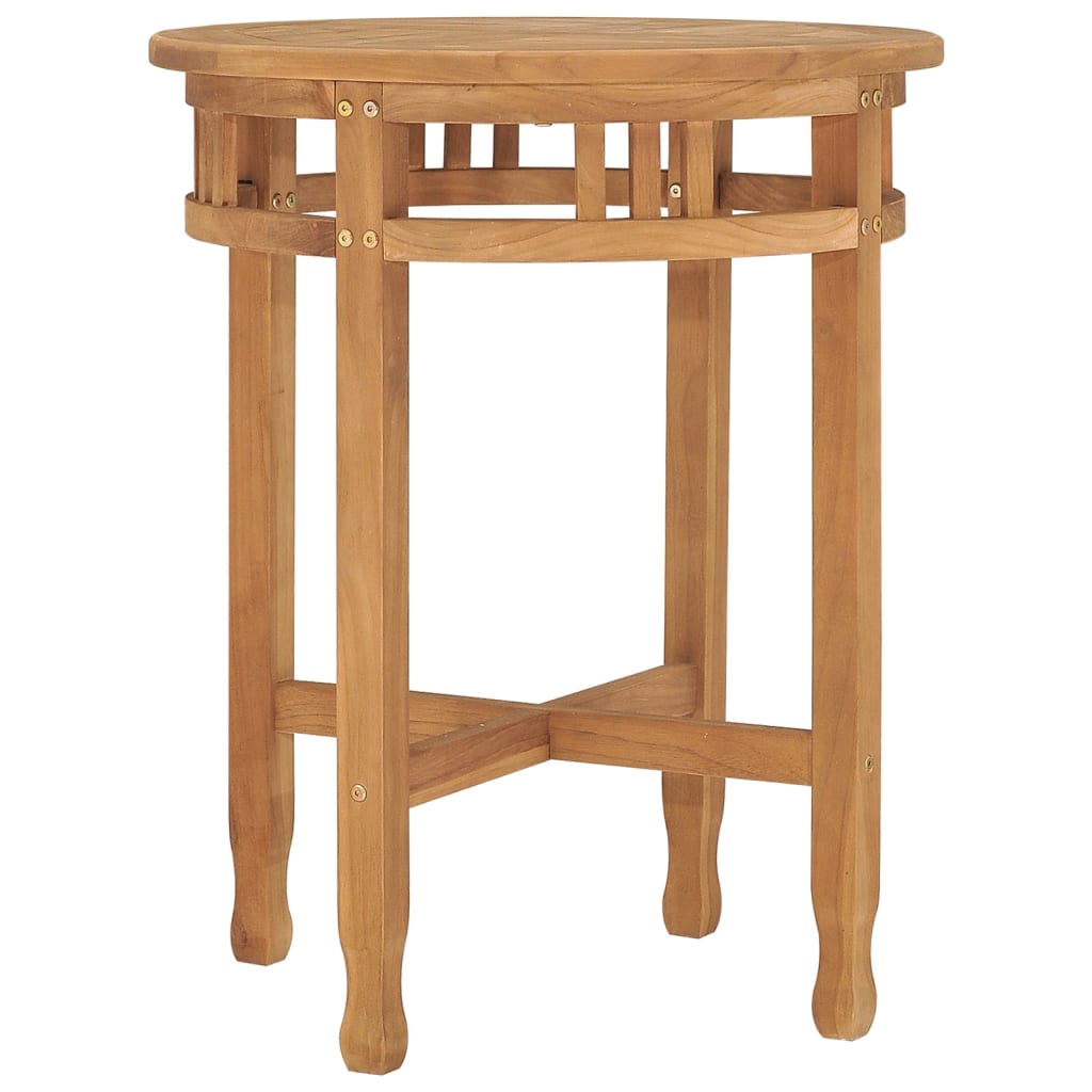 Τραπέζι Bistro Ø 60 x 75,5 εκ. από Μασίφ Ξύλο Teak