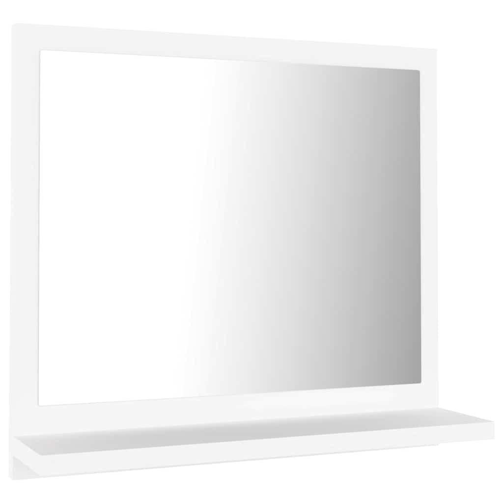 Καθρέφτης Μπάνιου Λευκός 40 x 10,5 x 37 εκ. Επεξ. Ξύλο