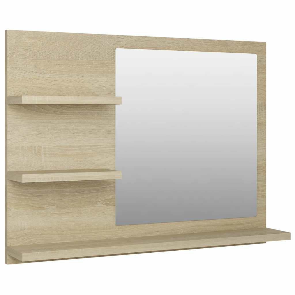 Καθρέφτης Μπάνιου Sonoma Δρυς 60 x 10,5 x 45 εκ. Επεξ. Ξύλο