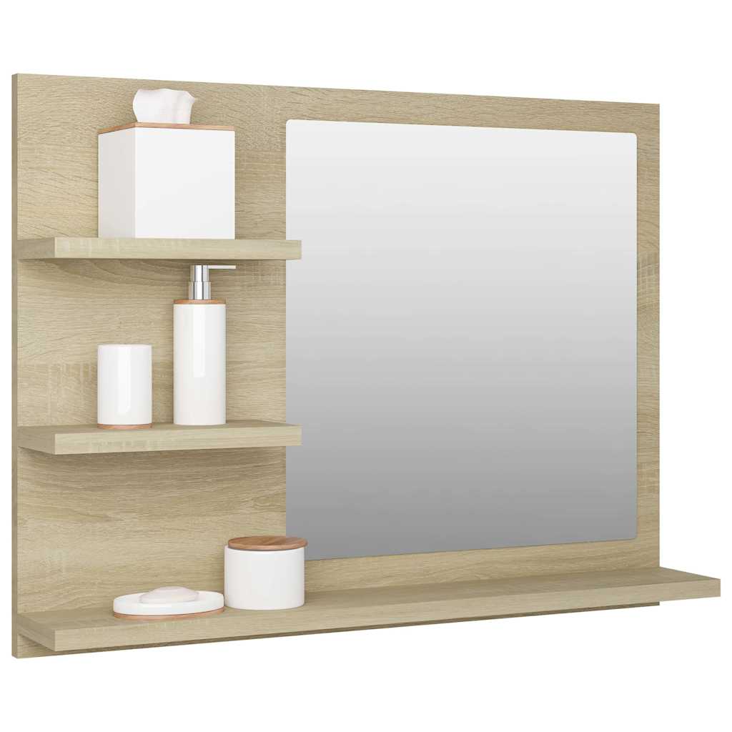 Καθρέφτης Μπάνιου Sonoma Δρυς 60 x 10,5 x 45 εκ. Επεξ. Ξύλο