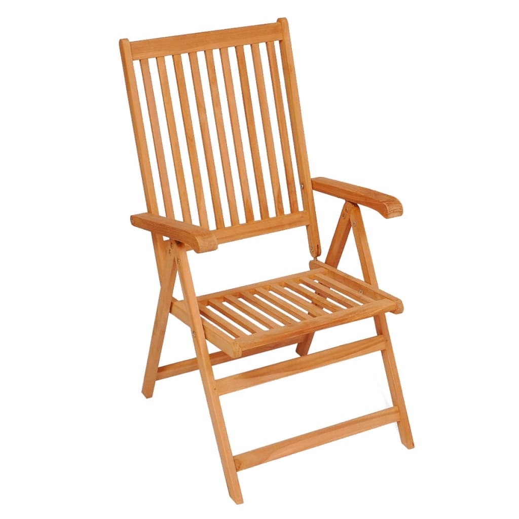 Πτυσσόμενες Καρέκλες 2 τεμ. με Μαξιλάρια Royal Blue από Μασίφ Ξύλο Teak – εικόνα προϊόντος 4