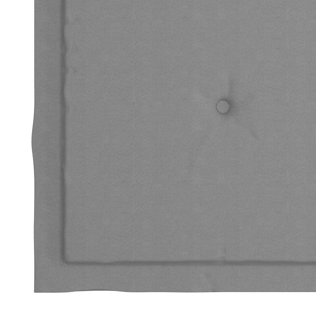 Πολυθρόνα Κουνιστή από Μασίφ Ξύλο Teak με Γκρι Μαξιλάρι – εικόνα προϊόντος 8