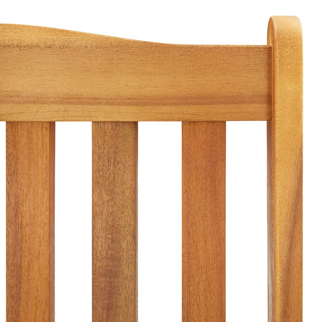 Πολυθρόνα Κουνιστή από Μασίφ Ξύλο Ακακίας με Μαξιλάρια – εικόνα προϊόντος 5