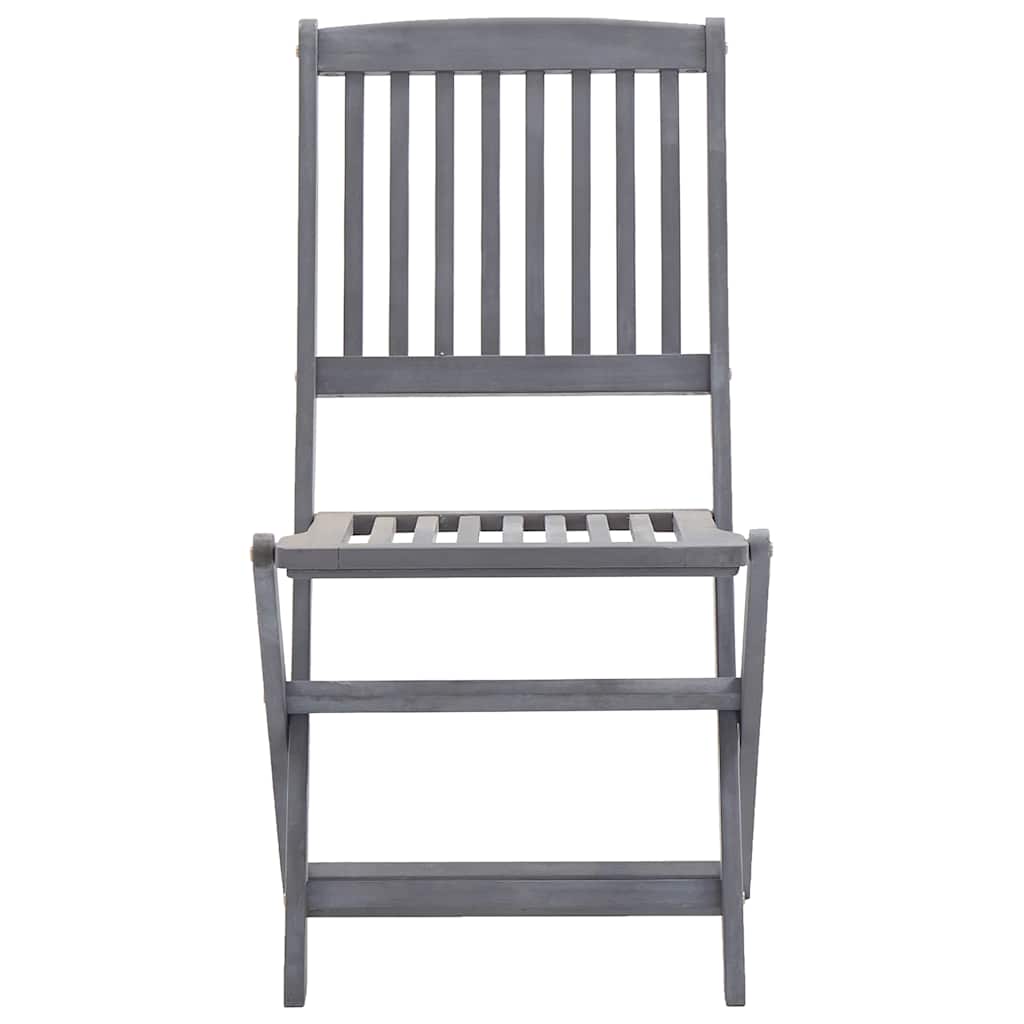 Πτυσσόμενες Καρέκλες 2 τεμ. με Μαξιλάρια από Μασίφ Ξύλο Ακακίας – εικόνα προϊόντος 10