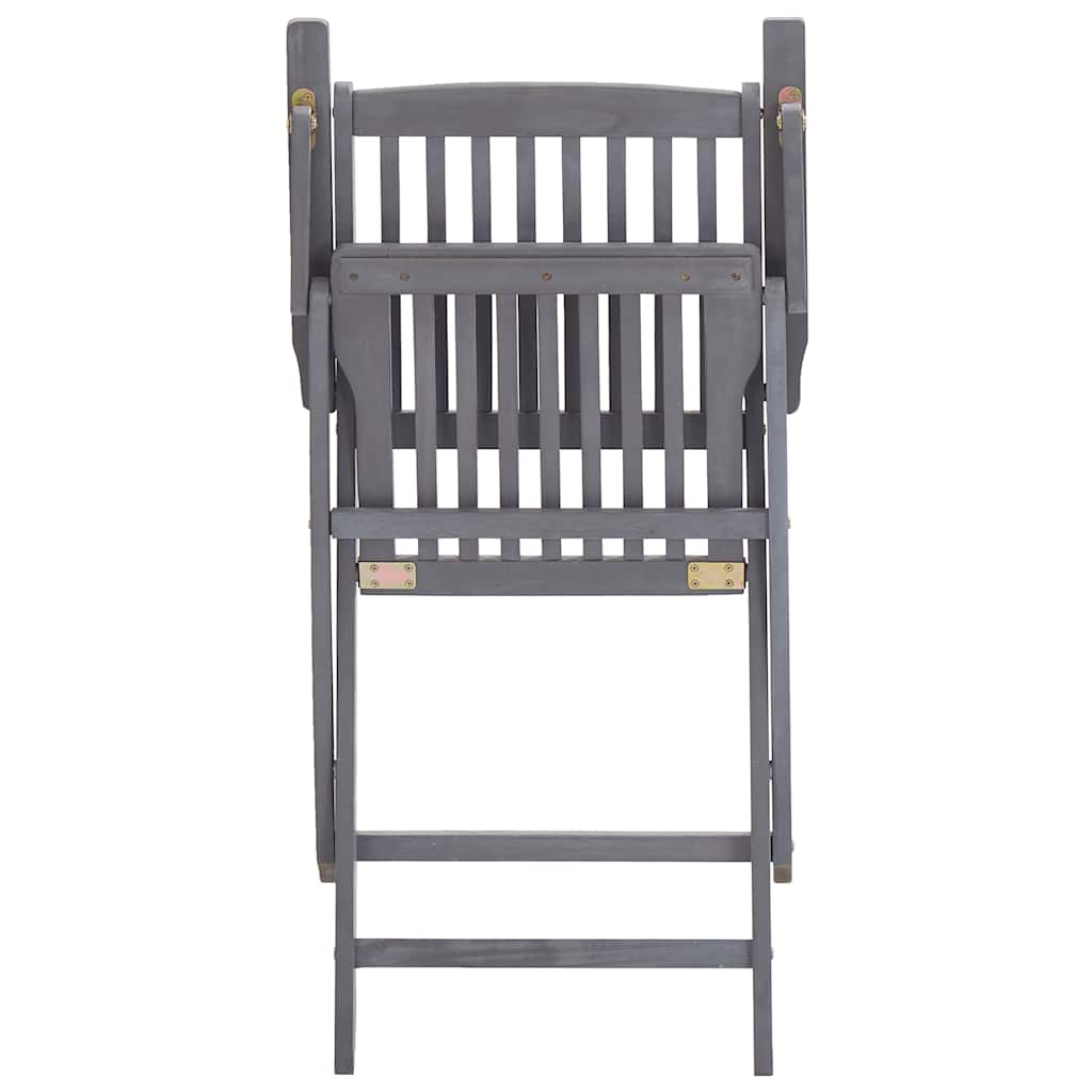 Πτυσσόμενες Καρέκλες 6 τεμ. με Μαξιλάρια από Μασίφ Ξύλο Ακακίας – εικόνα προϊόντος 8