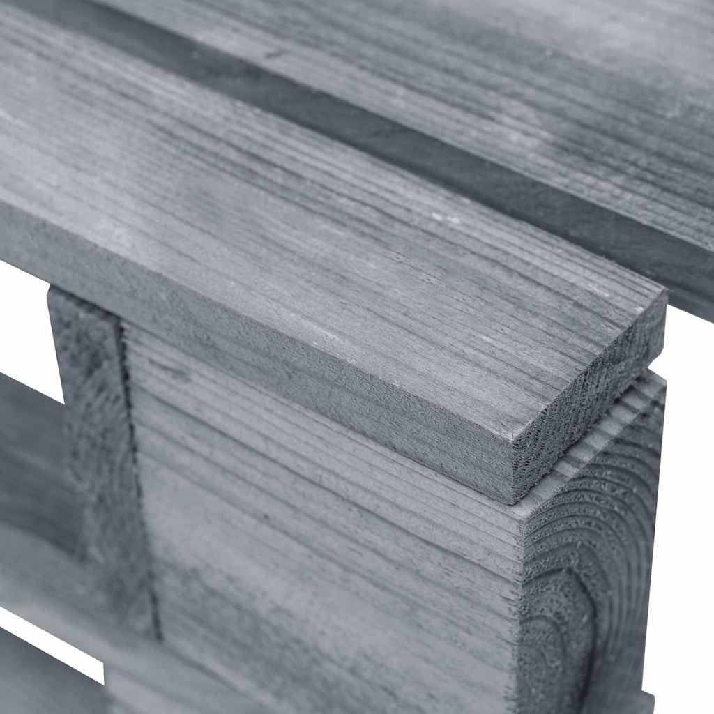 Καθιστικό Κήπου Ottoman Γκρι Εμποτισμένο Ξύλο Πεύκου
