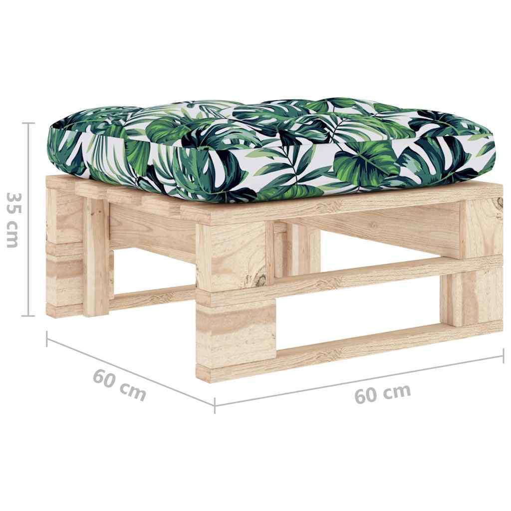 Καθιστικό Κήπου Ottoman Εμποτισμένο Ξύλο Πεύκου
