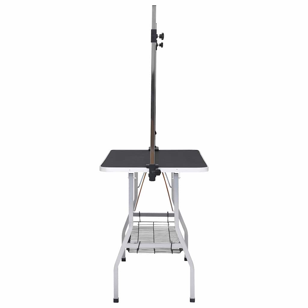 Τραπέζι Καλλωπισμού Κατοικίδιων Ρυθμιζόμενο 2 Θηλιές & Καλάθι