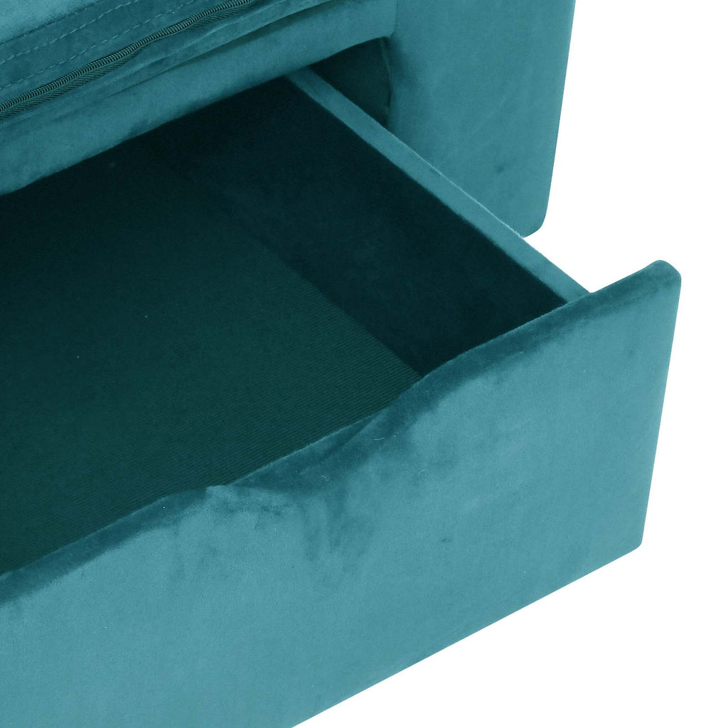 Σοφάκι για Σκύλους Τιρκουάζ 75 x 50 x 38cm Βελουτέ