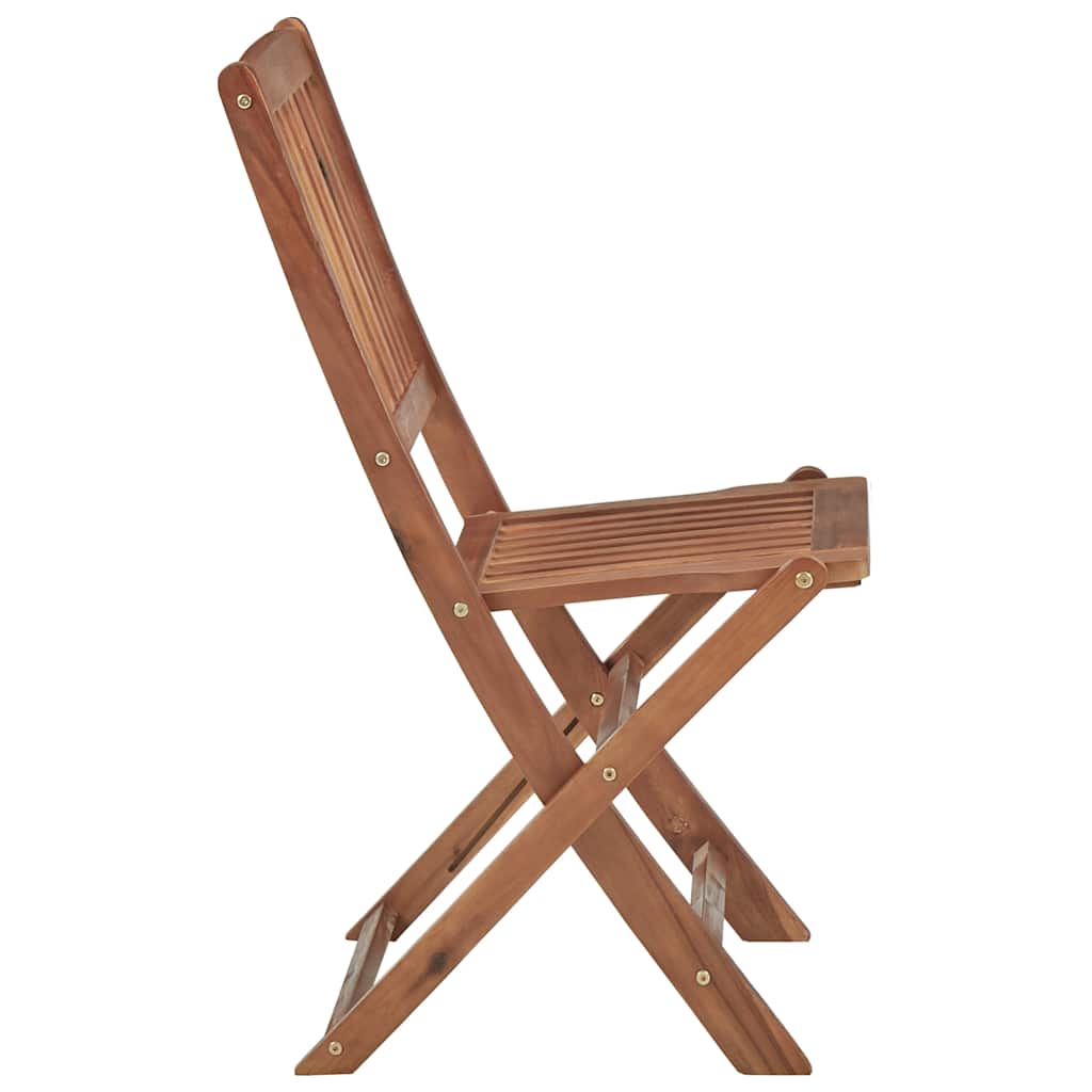 Πτυσσόμενες Καρέκλες 8 τεμ. με Μαξιλάρια από Μασίφ Ξύλο Ακακίας – εικόνα προϊόντος 6