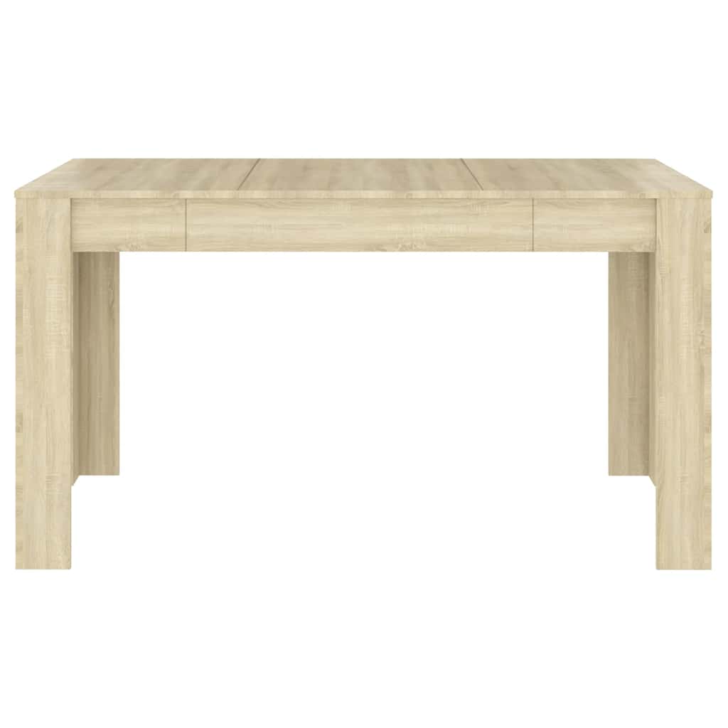 Τραπεζαρία Sonoma Δρυς 140 x 74,5 x 76 εκ. Επεξεργασμένο Ξύλο